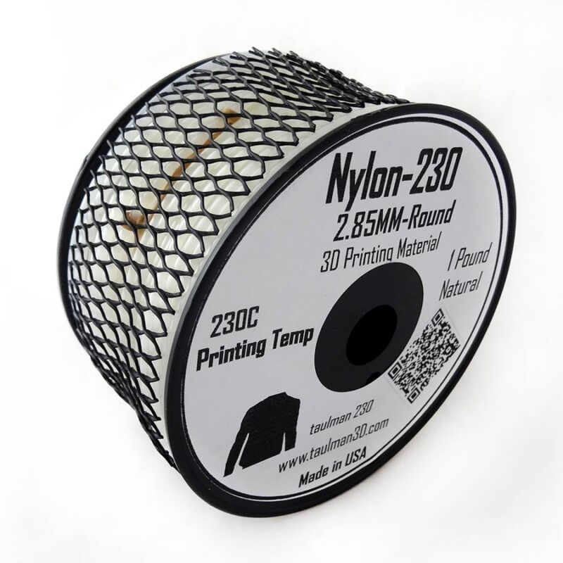 Taulman Nylon 230 - 2.85mm - 450g - Transparent - Filament de Nylon de Înaltă Calitate