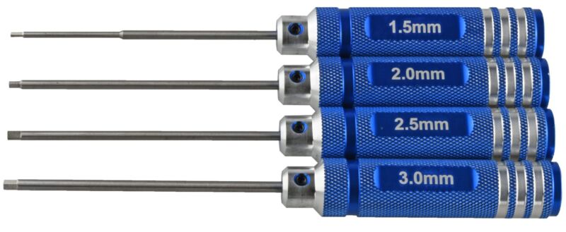 Set de Șurubelnițe Allen - 4 Dimensiuni (1,5 mm, 2 mm, 2,5 mm, 3 mm) - imagine 2