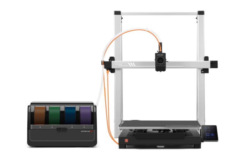 Anycubic Kobra 3 Max Combo - Imprimantă 3D cu Volum Mare de Printare - 1.75mm - 27.2kg - imagine 4