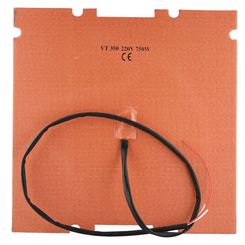 Arlon Încălzitor din Cauciuc Silicon cu Termistor - 350x350 mm