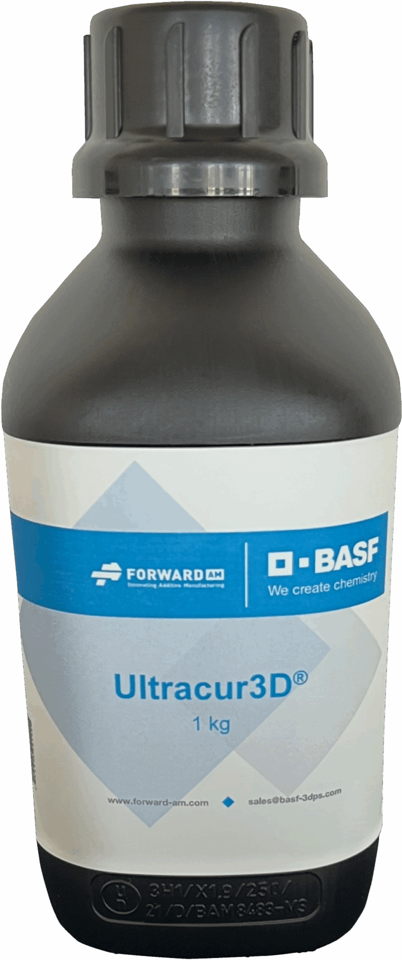 Rășină UV Rigidă BASF Ultracur3D RG 9400 B FR, Ignifugă și cu HDT Înalt - 1.2kg