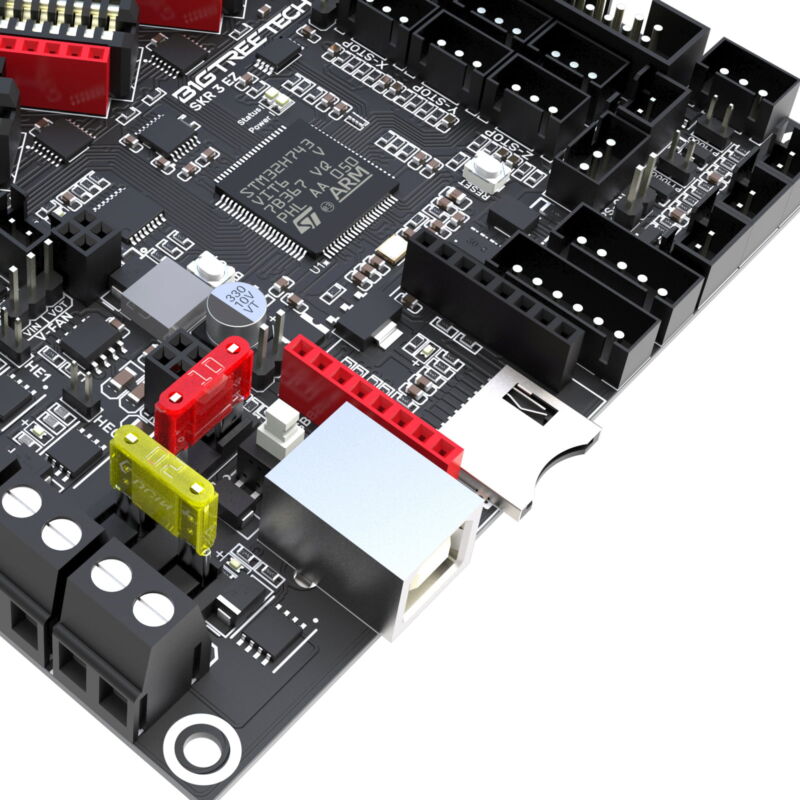 Placă de bază BIGTREETECH SKR V3 EZ 32-Bit cu ARM Cortex-M7 - 1.75mm - 100g - imagine 4