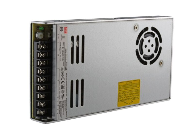 BIQU Sursă de alimentare LRS-350W-24V14.6A MEAN WELL
