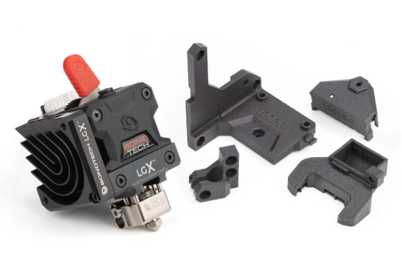 Bondtech LGX Shortcut Mosquito pentru Prusa MK3S - Performanță maximă cu materiale flexibile - 1.75mm - 300g
