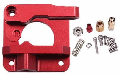 Kit Extruder Metalic Roșu MK8 / CR10 - Piese de Schimb Terțe - Roșu - 1.75mm - 50g