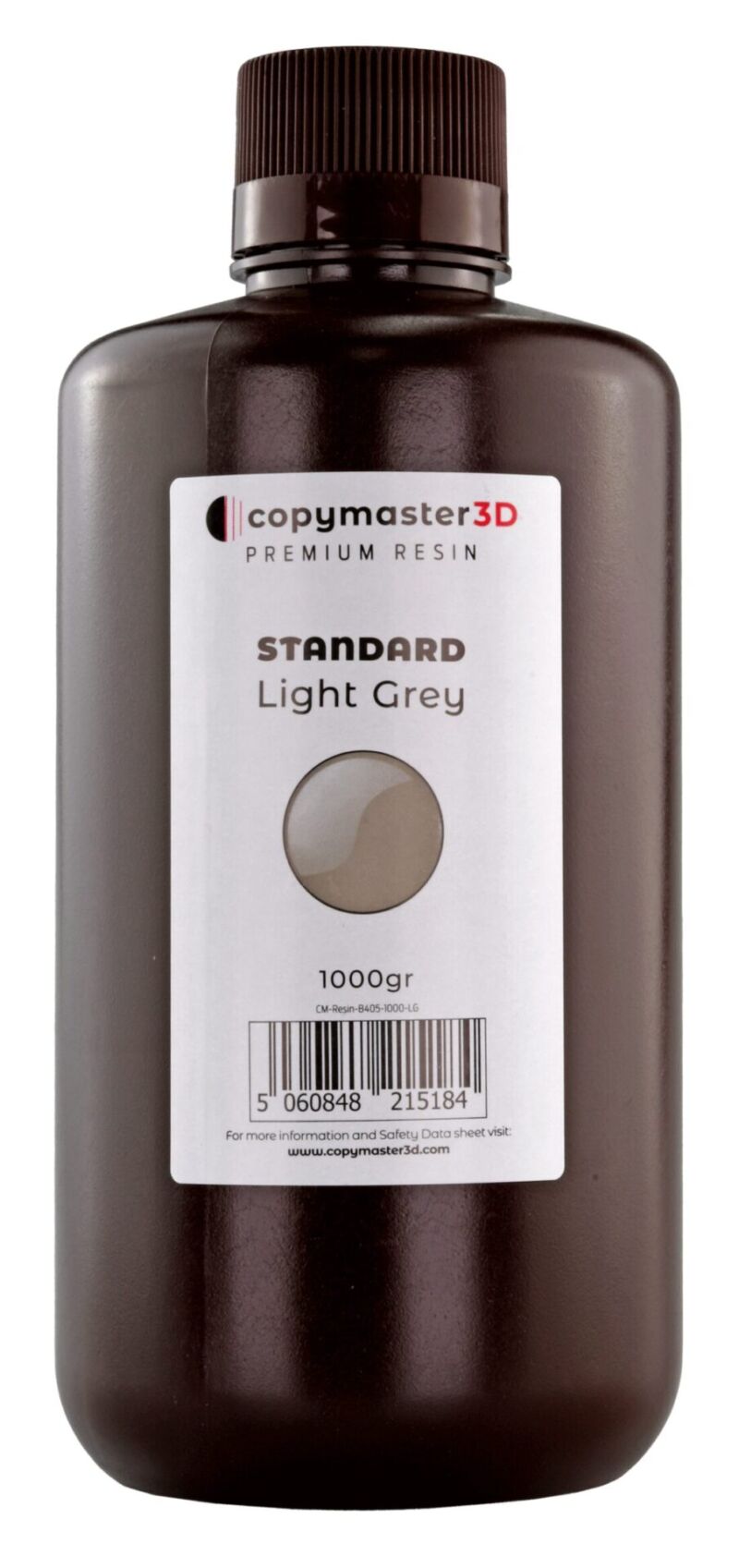 Copymaster3D Standard UV Rășină - 1000 ml - Gri - 1.2kg - imagine 2