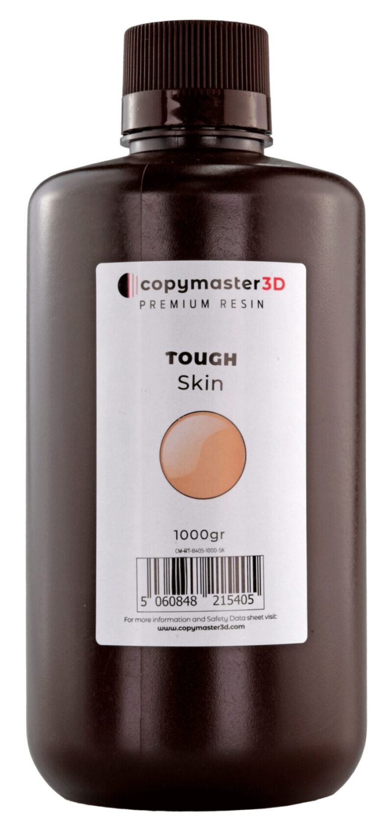 Rășină Copymaster3D Tough UV ABS Like - 1000 ml - Finisaj Skin - Roz Piele - Roz Piele - Roz - 1.2kg - imagine 2