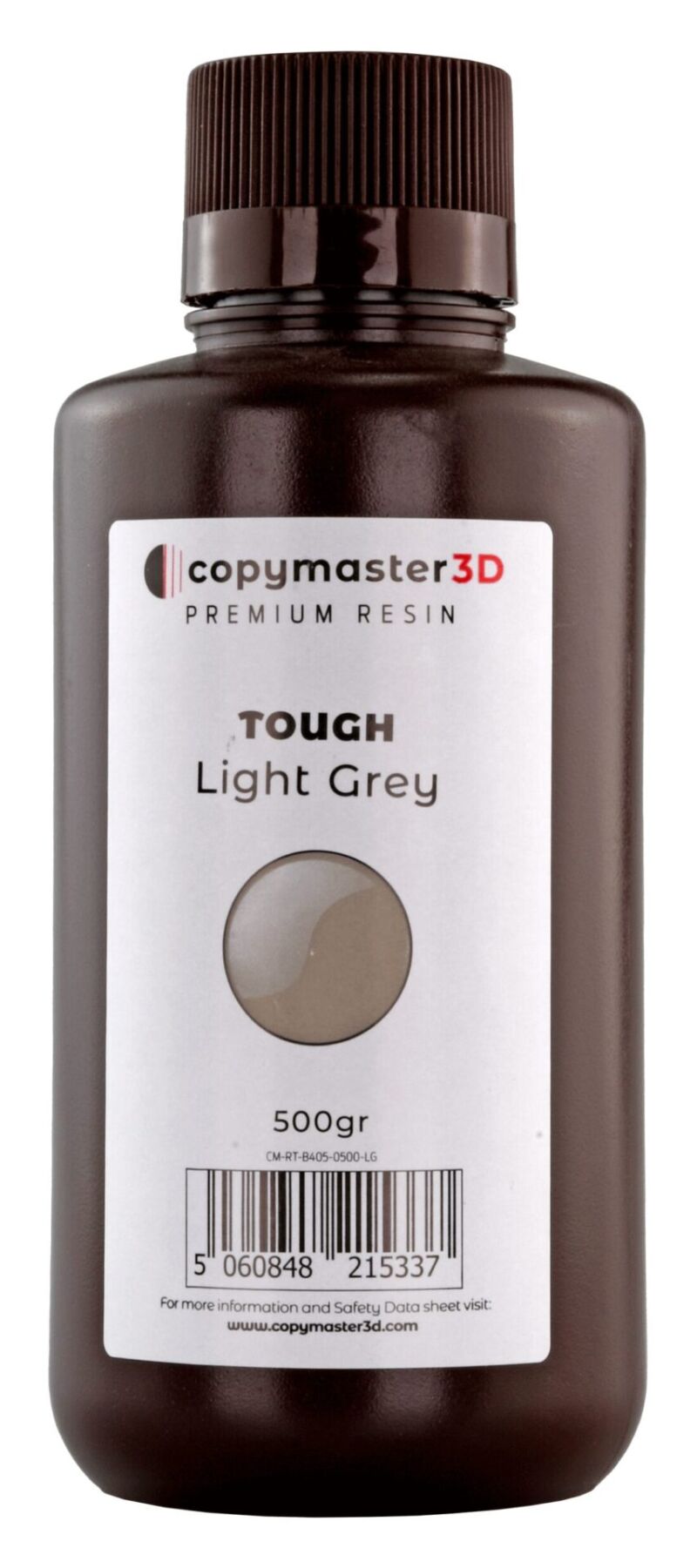 Copymaster3D Tough UV ABS Like Rășină - 500 ml - Gri - imagine 2