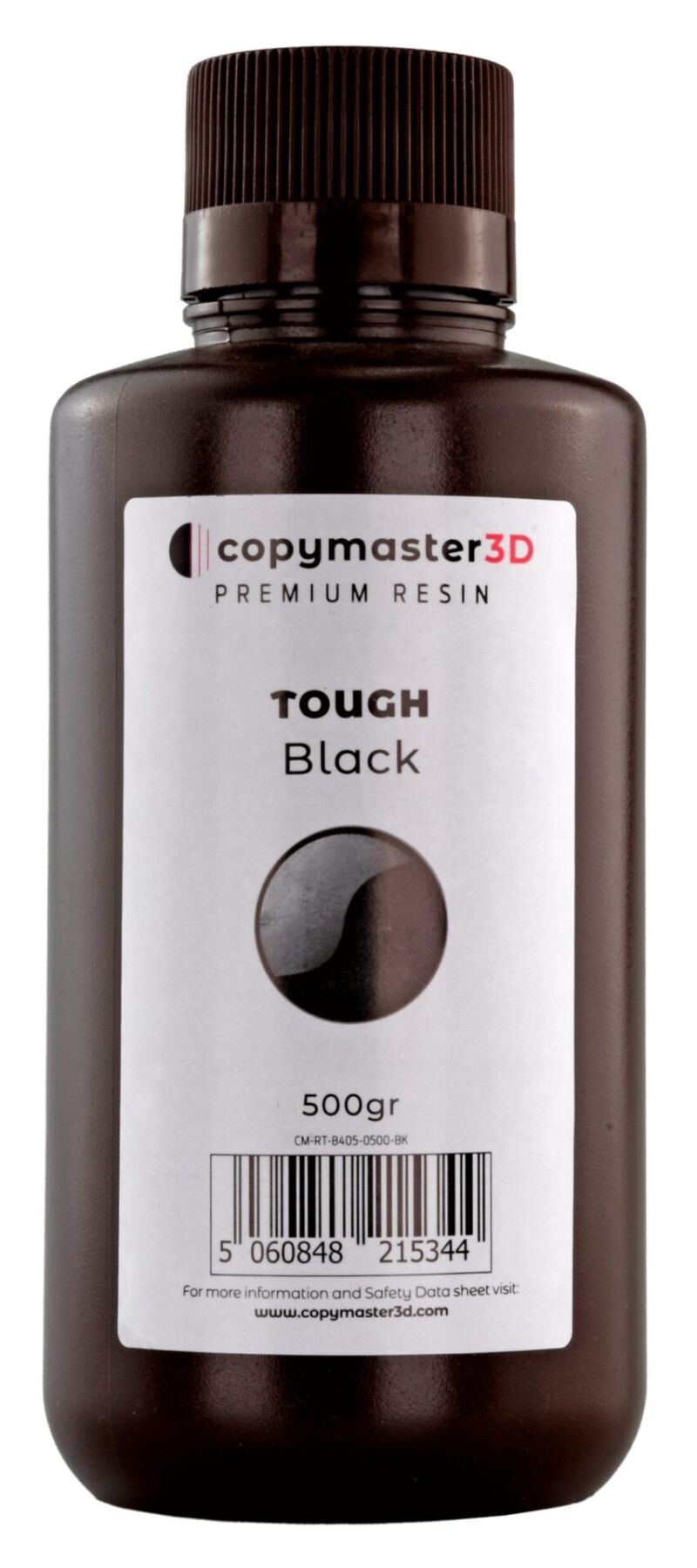 Rășină UV Copymaster3D Tough ABS Like - 500 ml - Negru - imagine 2