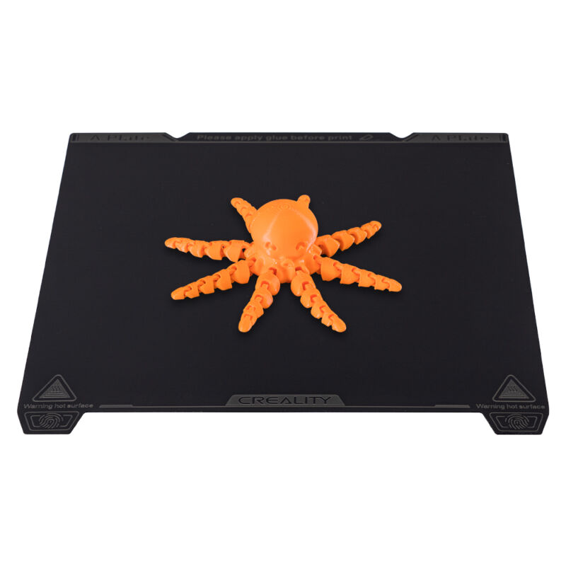 Creality 3D K1 Max Placă de construcție Smooth PEI cu autocolant magnetic moale - 315 x 310mm - imagine 3