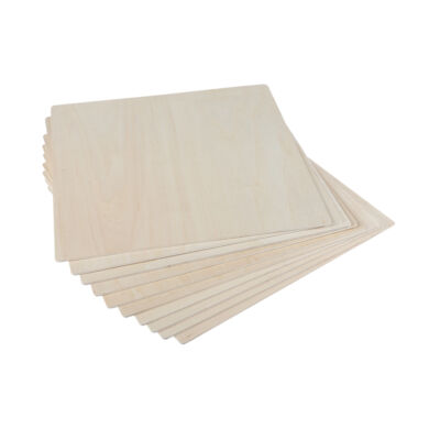 Foaie din placaj din lemn de basswood Creality Falcon 200 x 200 x 3mm - 10 buc. - 3mm - 1.6kg
