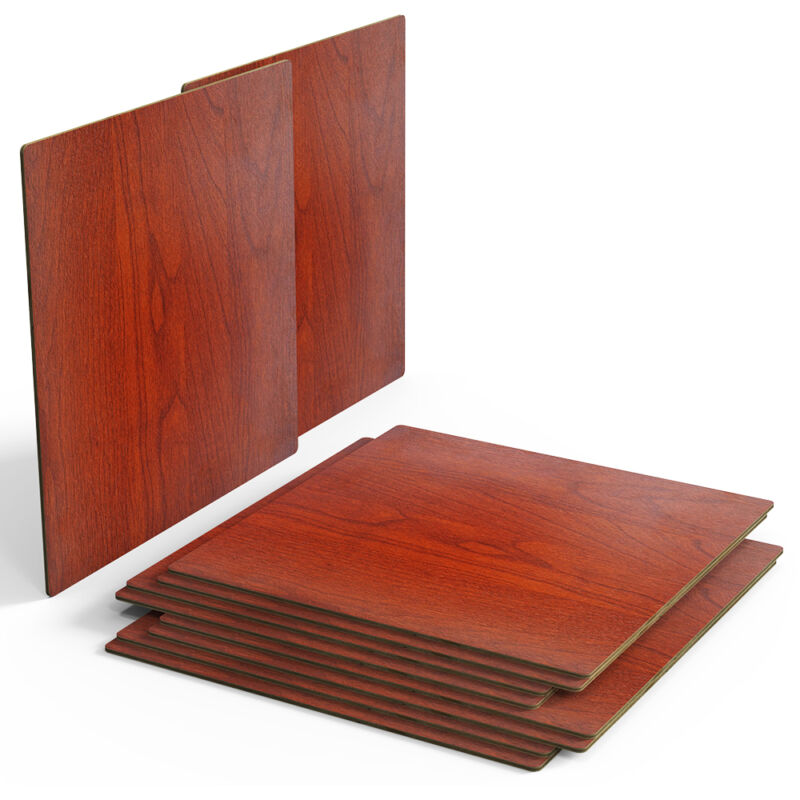 Foaie din Plywood de Culoare Cires Creality Falcon Series 200 x 200 x 3mm - 10 buc - 3mm - 1.2kg - imagine 4