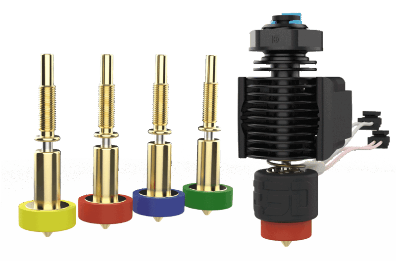 E3D RapidChange Revo™ Micro, 12V Kit complet furnizat - Negru - 1.75mm - 200g