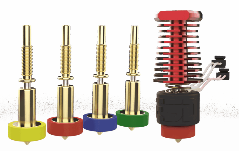 E3D RapidChange Revo™ Voron - Kit de duză complet încărcat de 1.75mm, 12V