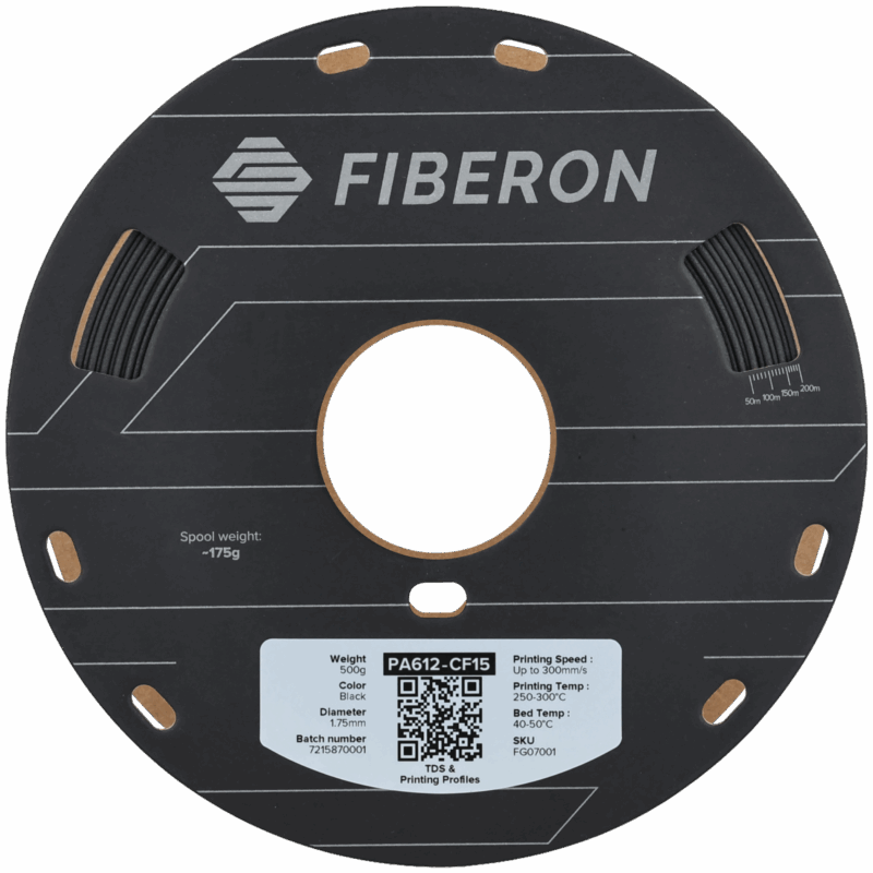 Fiberon™ PA612-CF15 - Negru - 1.75mm - 1.4kg - imagine 4
