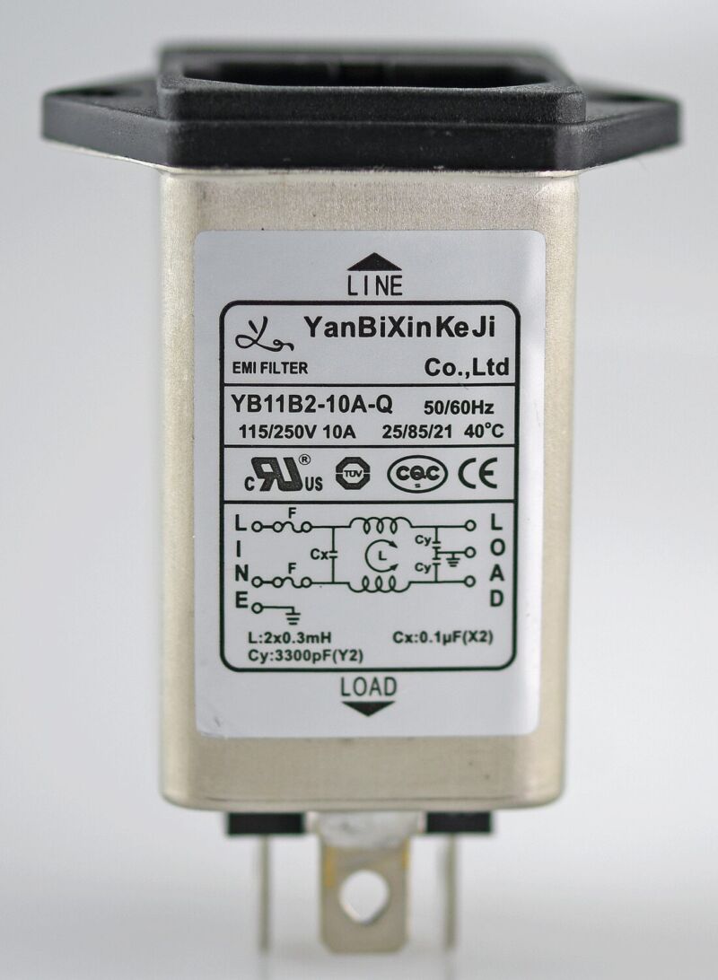 Intrare Filtru de Putere YB11B2-10A-Q - 10A - 250V - imagine 4