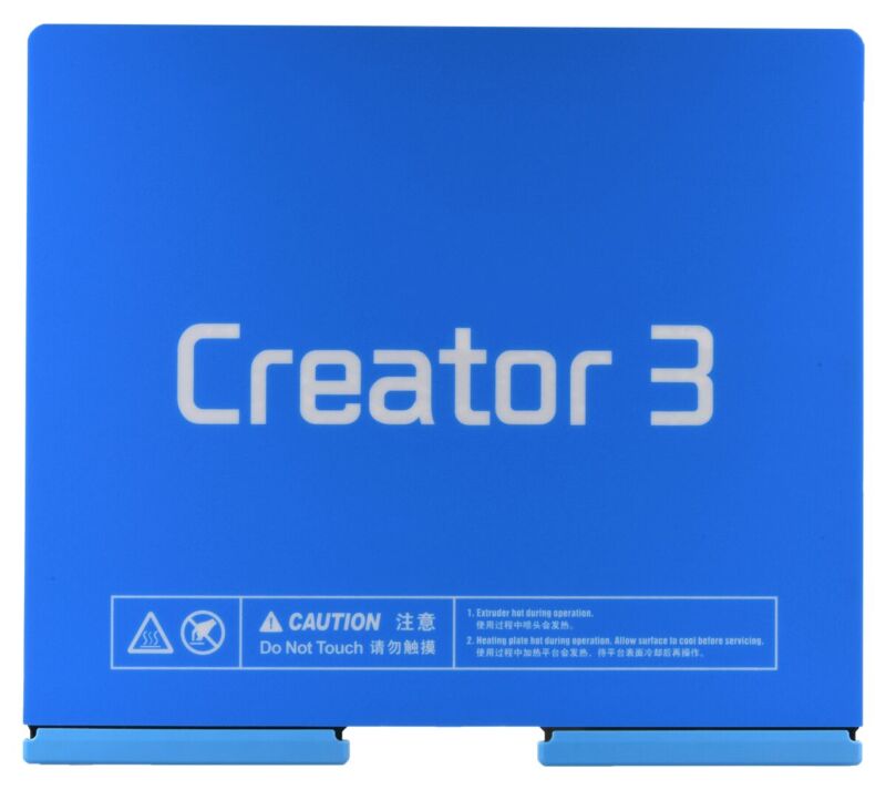 Flashforge Creator 3 Pro Placă de Oțel Arc Asamblată