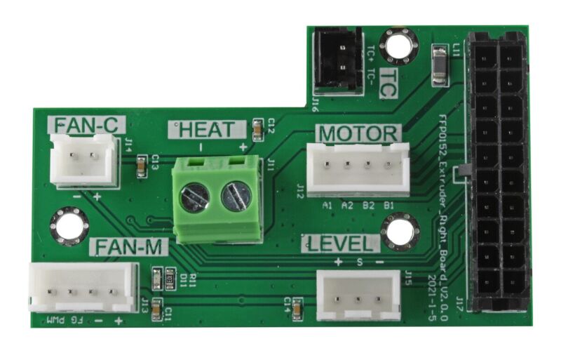 Flashforge Creator 4 Placă Extruder Dreapta