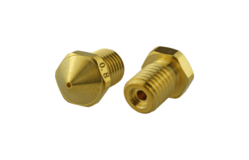 Flashforge Guider II duză din alamă pentru hot-end de temperatură înaltă 0,8 mm - imagine 2