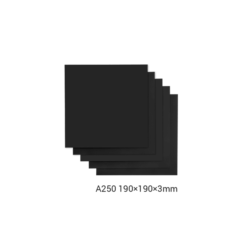 Foaie de acril mat pentru Snapmaker 2.0 / 190 × 190 × 3mm / 5-bucăți