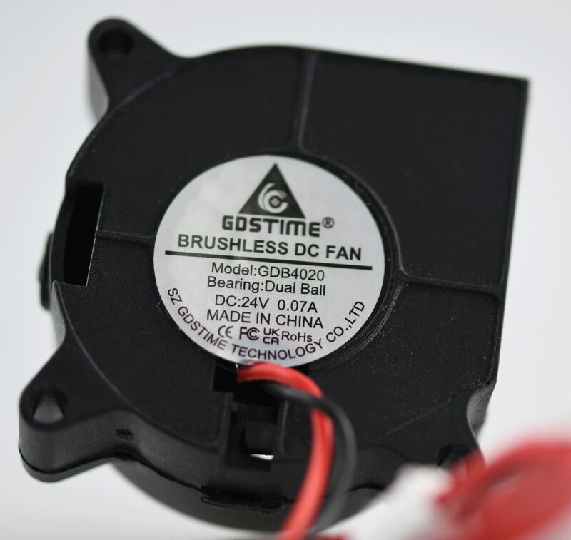 Ventilator centrifugal cu dublu rulment cu bile GDSTIME - 40x40x20 mm - 24V - imagine 3