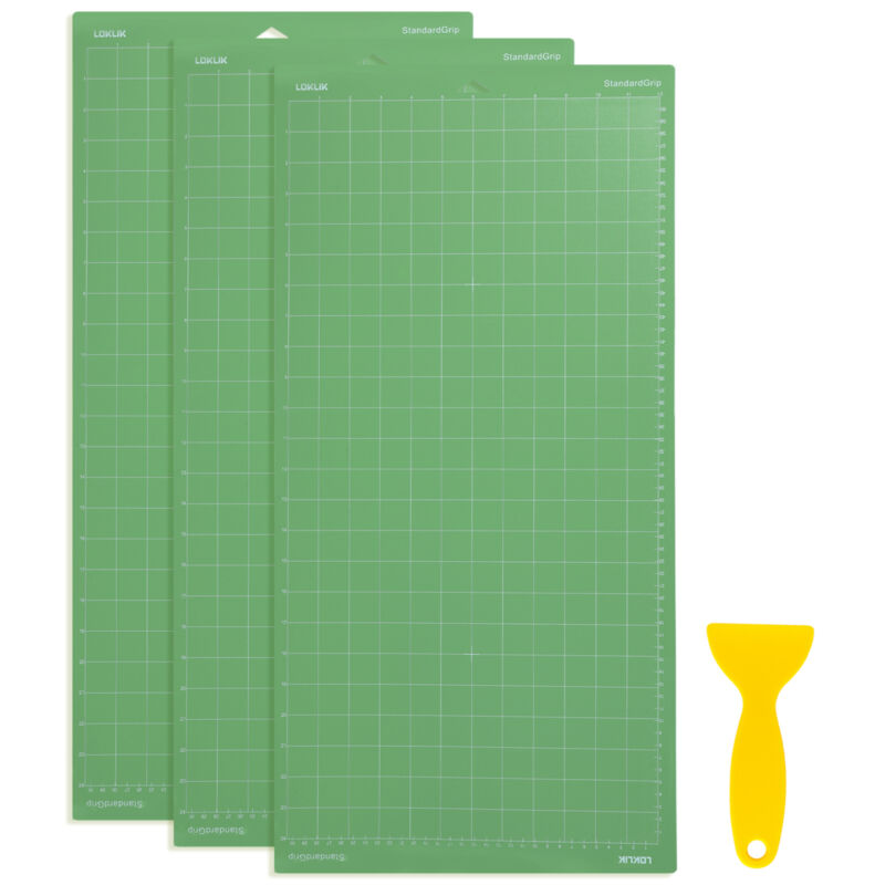 LOKLiK Placă de tăiat - Verde Grip standard - 30cm x 60cm - pachet de 3 bucăți