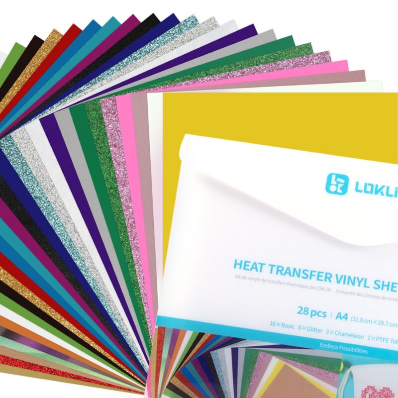 Pachet de material din vinil pentru transfer termic LOKLiK - imagine 4