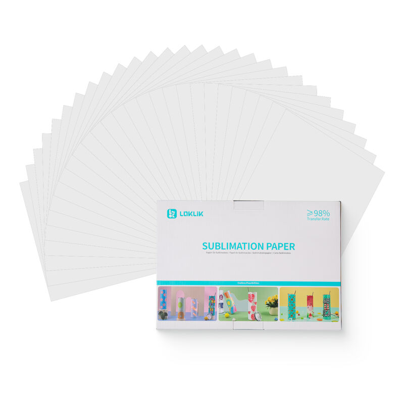 Hârtie de sublimare LOKLiK - pachet de 140 - imagine 3