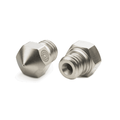 Duza MK10 din cupru nichelat 0,4 mm (pentru hot-end-uri metalice) - 1 buc. - Cupru - 4mm - 20g