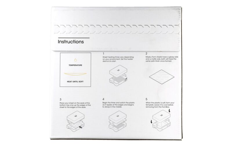Foaie de formare Mayku FormBox (pachet de 30) - imagine 5