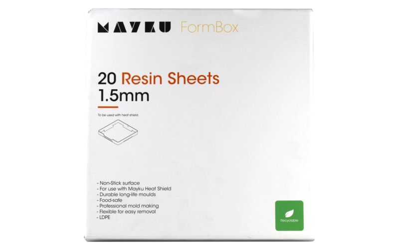 Foaie de rășină Mayku (foi LDPE) pachet de 20 de 1.5mm - imagine 4