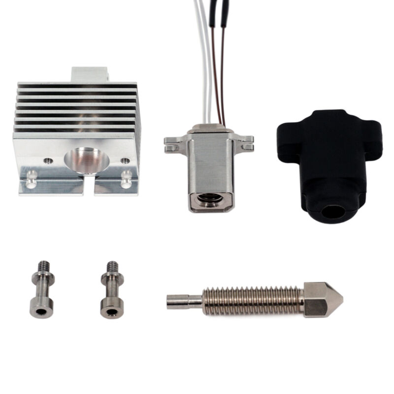 Hotend Microswiss Flow Tech™ pentru Bambu Lab P1P/P1S - CM2™ CHT - Vârf Hardenat - Flux Ridicat - imagine 5
