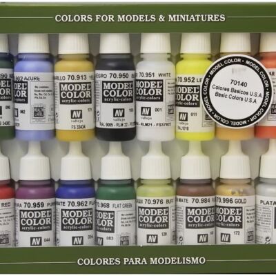 Set de Culori Acrilice Vallejo Model Color U.S.A Basic (16)