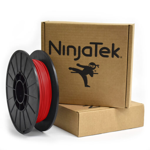 Filament Ninja Flex - 1.75mm - 0.5 kg - Roșu Aprins