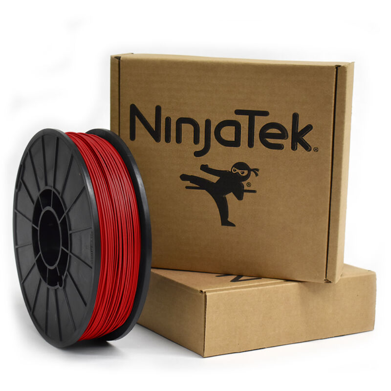 Filament NinjaFlex - Roșu Aprins - Roșu - 1.75mm - 1.3kg