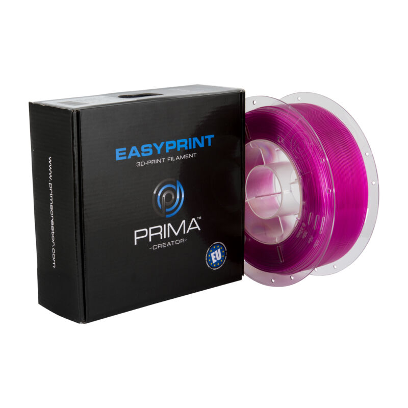 EasyPrint PETG - Transparent Purple - Violet - 1.75mm - 1.4kg - imagine 4
