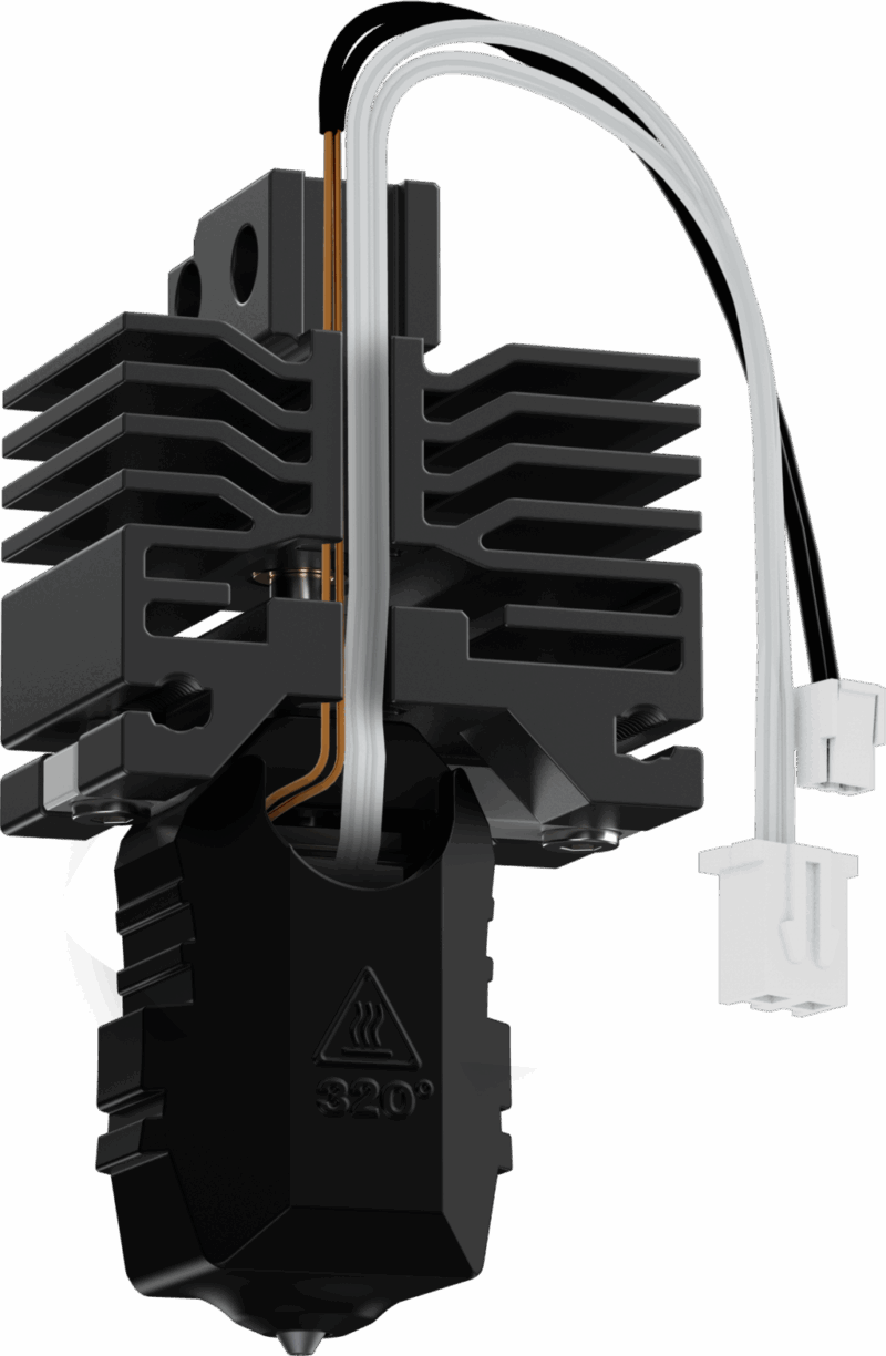 Phaetus Conch Hotend Plus Bambulab P1P/P1S, 0.6mm (Cu Cartuș de Încălzire și Termistor) - imagine 2