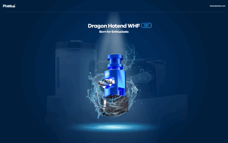 Phaetus Dragon Water Hotend - WHF Negru, Răcire prin Apă, Performanță Ridicată - imagine 4