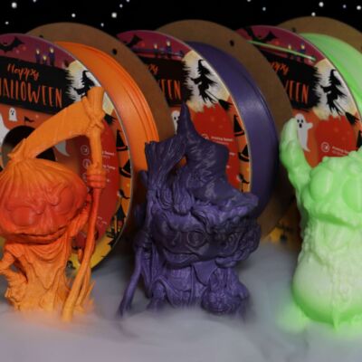 Pachet de Halloween Polymaker – 3 x 1kg – Verde – 3.00mm – 3kg