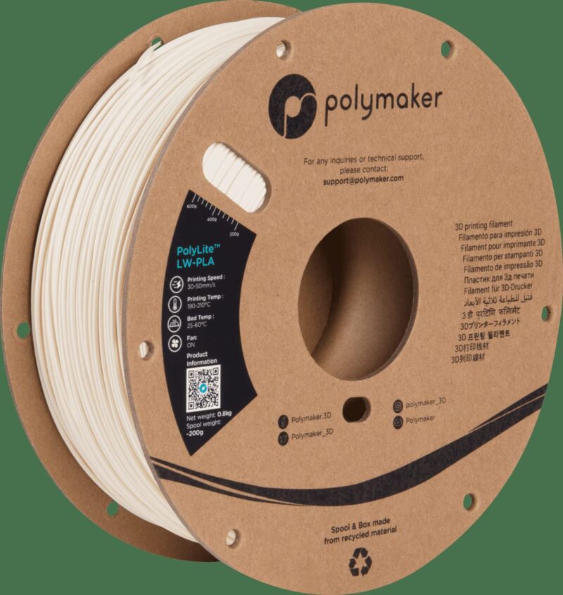 Polymaker PolyLite LW-PLA - imagine 5