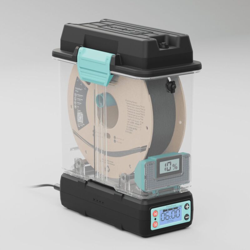 Polymaker Poly Dryer - Soluție 2 în 1 pentru uscare și stocare filamente - 1.75mm - 1.8kg - imagine 2