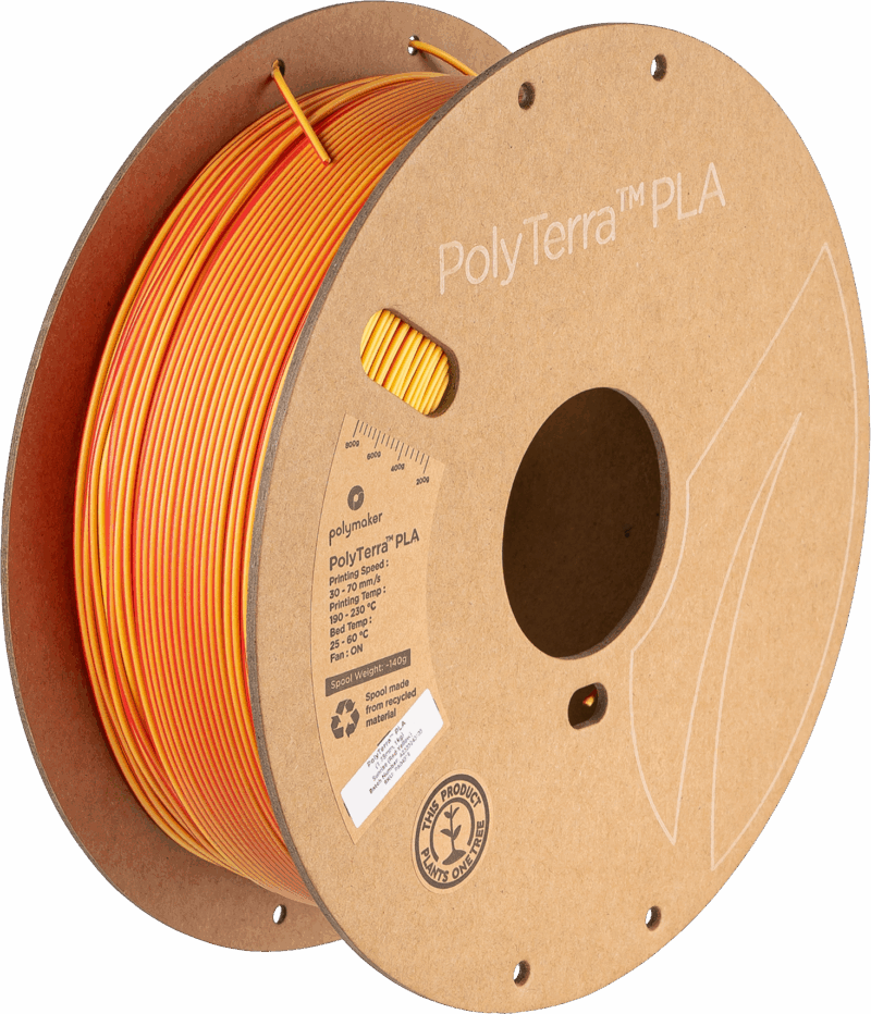Polymaker Polyterra PLA Dual Color - Natural - 1.75mm - 1.4kg