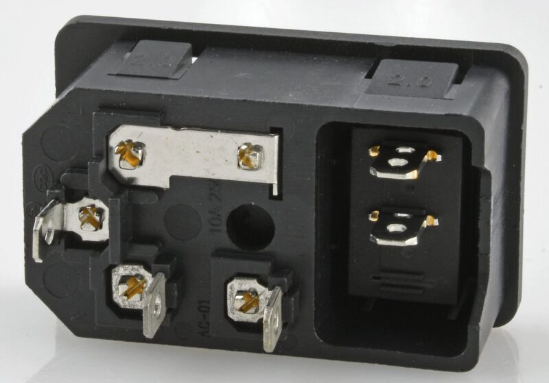 Priză de alimentare - IEC320 - C14 - 15A - 250V - imagine 3