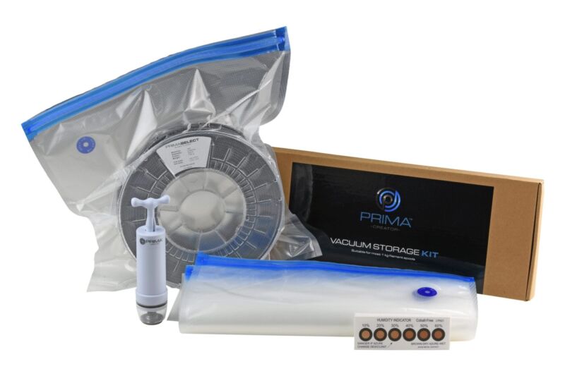 Set de Stocare Filamente Prima Creator Air Tight cu Vacuum - 1.75mm - 500g