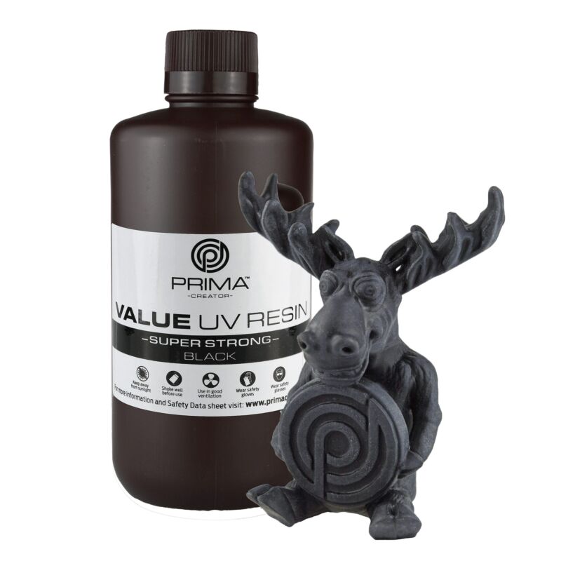 Rășină UV Super Strong Prima Creator - 1000 ml - Negru - 1.2kg - imagine 3