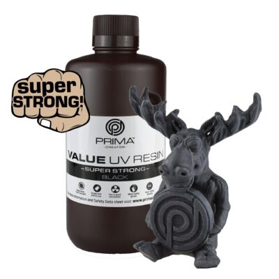 Rășină UV Super Strong Prima Creator - 1000 ml - Negru - 1.2kg