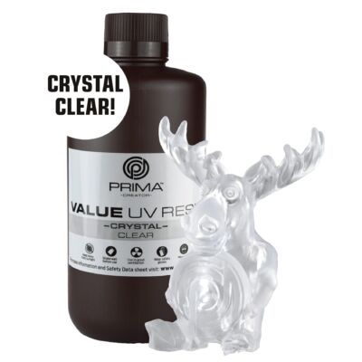 PrimaCreator Value Crystal UV Resin - 1000 ml - Clar