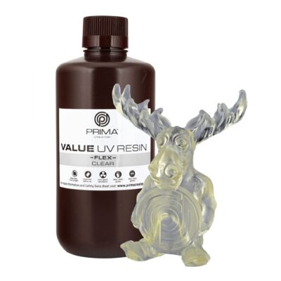 Rășină UV Prima Creator Value Flex - 1000 ml - Transparent - Flexibilă - Transparent - 1.2kg
