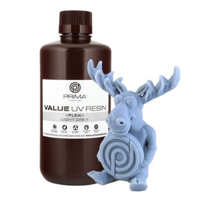 Prima Creator Value Flex UV Rășină - 1000 ml - Gri - 1.2kg