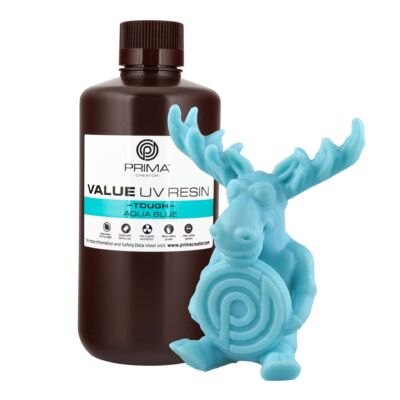 Prima Creator Value Tough UV Rășină (ABS Like) - 1000 ml - Albastru Aqua - Albastru - 1.2kg